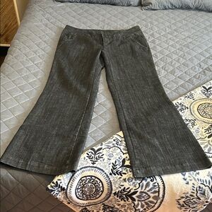 Maurices Charcoal Wide Leg Pants